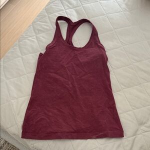 Lululemon Athletica Maroon Tank Top